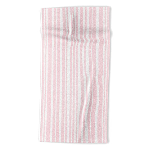 Lisa Argyropoulos Soft Blush Stripes Beach Towel