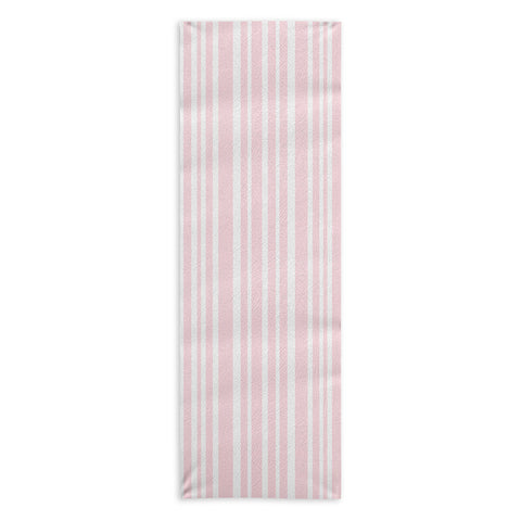 Lisa Argyropoulos Soft Blush Stripes Yoga Towel