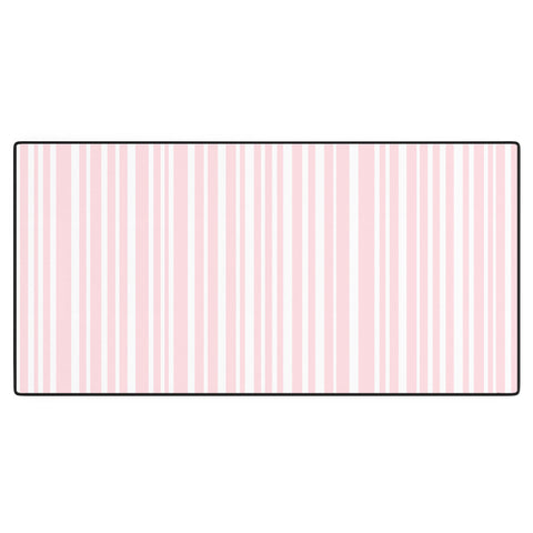 Lisa Argyropoulos Soft Blush Stripes Desk Mat