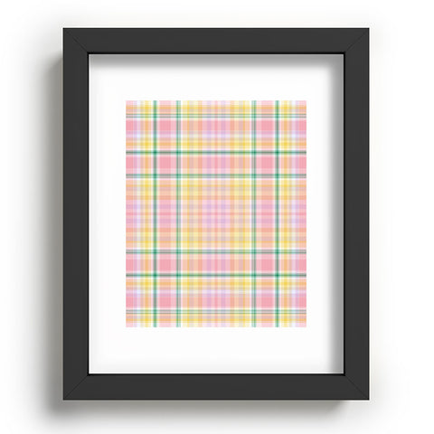 Lisa Argyropoulos Spring Days Plaid Recessed Framing Rectangle