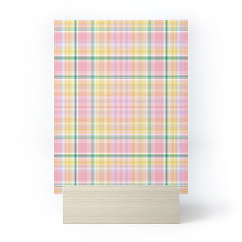 Lisa Argyropoulos Spring Days Plaid Mini Art Print