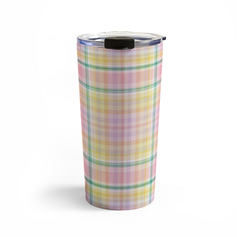 Lisa Argyropoulos Spring Days Plaid Travel Mug