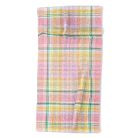 Lisa Argyropoulos Spring Days Plaid Beach Towel