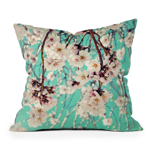 Lisa Argyropoulos Spring Showers Outdoor Throw Pillow