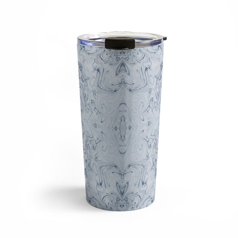 Lisa Argyropoulos Steely Blue Marble Kali Travel Mug