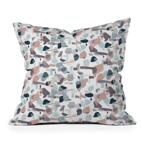 Lisa Argyropoulos Terrazzo Dance Outdoor Throw Pillow