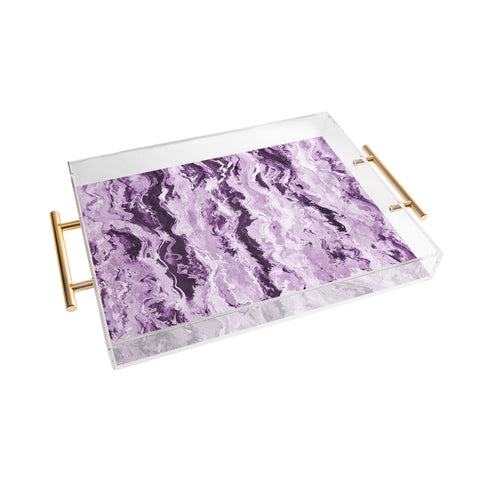 Lisa Argyropoulos Violet Melt Acrylic Tray