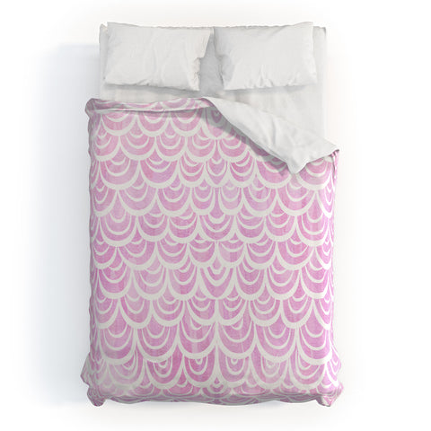 Lisa Argyropoulos Watercolor Mermaid Fairytale Duvet Cover