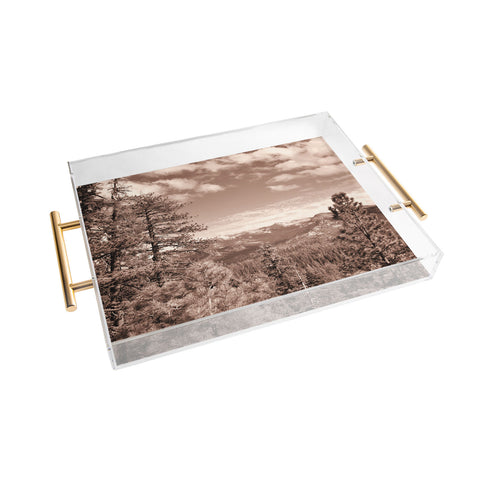 Lisa Argyropoulos Yosemite View Warm Sepia Acrylic Tray