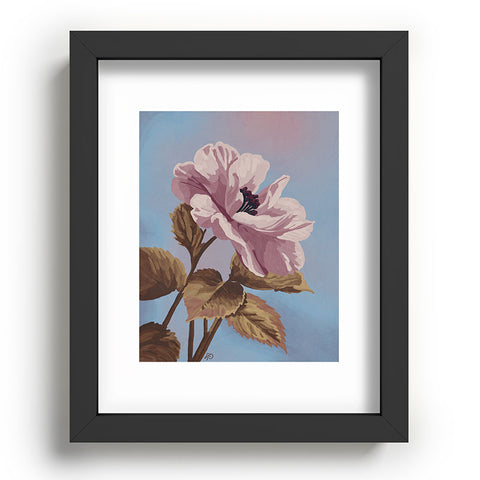 Lisa D Art Designs Vintage Begonia Botanical Recessed Framing Rectangle