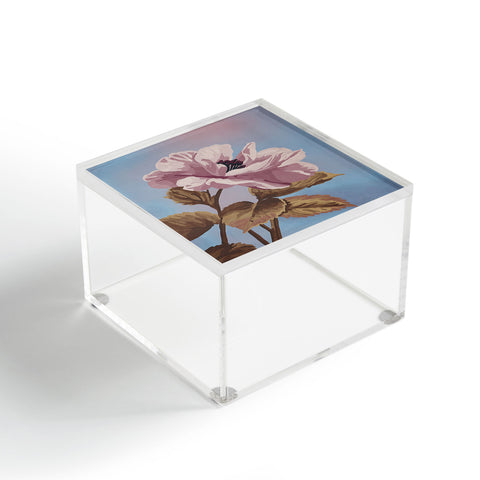 Lisa D Art Designs Vintage Begonia Botanical Acrylic Box