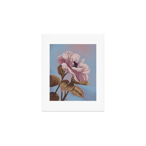 Lisa D Art Designs Vintage Begonia Botanical Art Print
