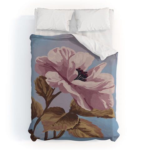 Lisa D Art Designs Vintage Begonia Botanical Duvet Cover