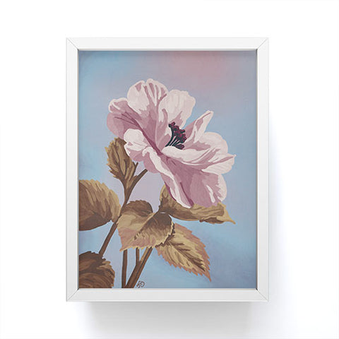 Lisa D Art Designs Vintage Begonia Botanical Framed Mini Art Print