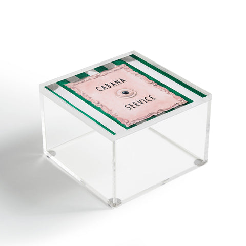 Lisa Golightly Press For Cabana Service Acrylic Box