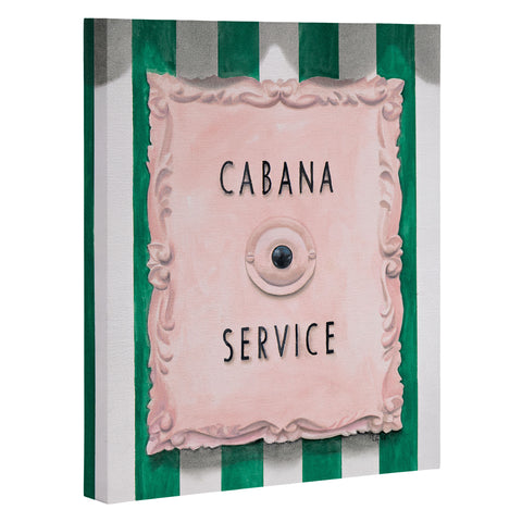 Lisa Golightly Press For Cabana Service Art Canvas