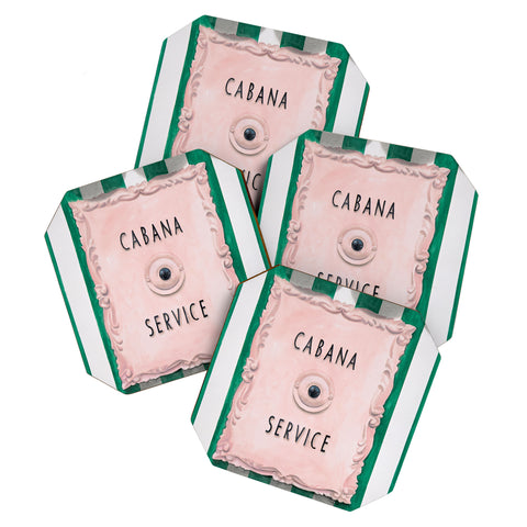 Lisa Golightly Press For Cabana Service Coaster Set