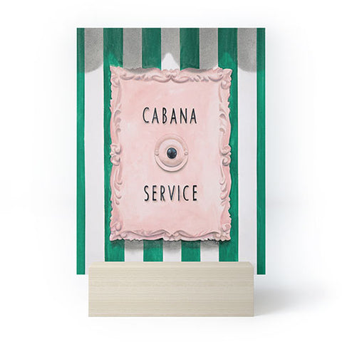 Lisa Golightly Press For Cabana Service Mini Art Print