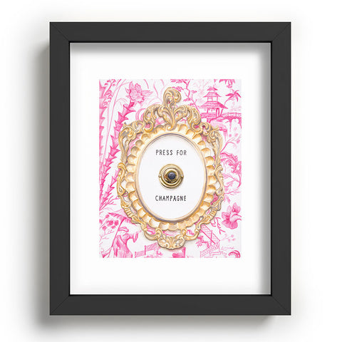 Lisa Golightly Press For Champagne Recessed Framing Rectangle
