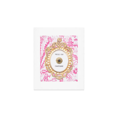 Lisa Golightly Press For Champagne Art Print