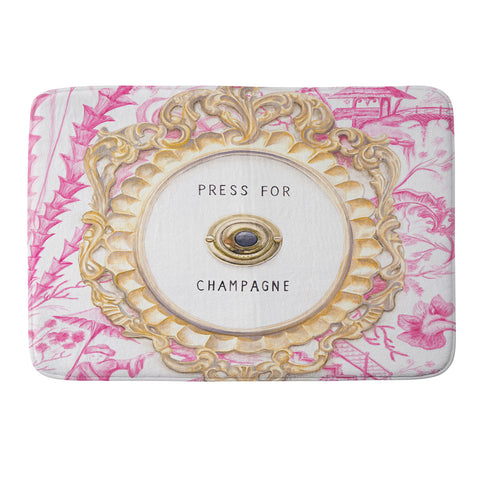 Lisa Golightly Press For Champagne Memory Foam Bath Mat