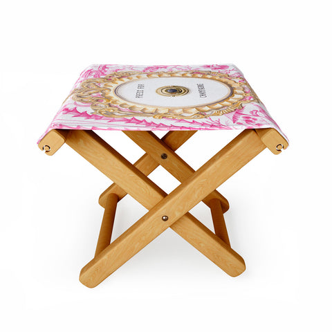 Lisa Golightly Press For Champagne Folding Stool