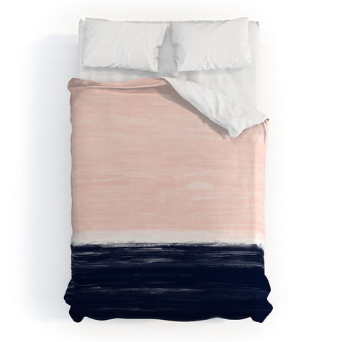 Little Arrow Design Co Anahita in pink and blue Duvet Cover