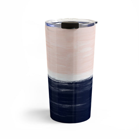 Little Arrow Design Co Anahita in pink and blue Travel Mug