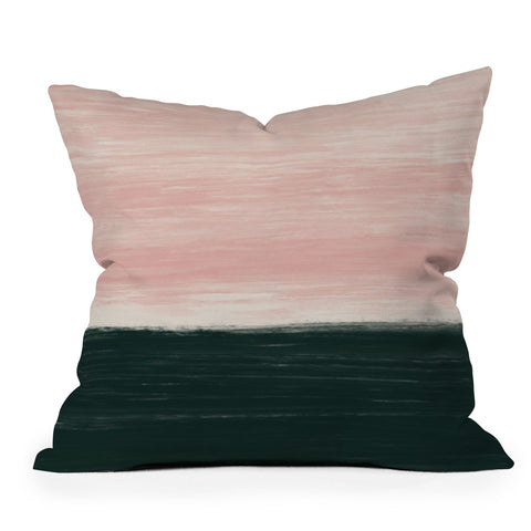 Little Arrow Design Co Anahita in pink Outdoor Throw Pillow