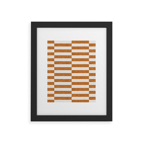 Little Arrow Design Co aria rectangle tiles Framed Art Print havenly