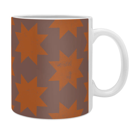 Little Arrow Design Co aztec stars ginger Coffee Mug