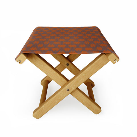 Little Arrow Design Co aztec stars ginger Folding Stool