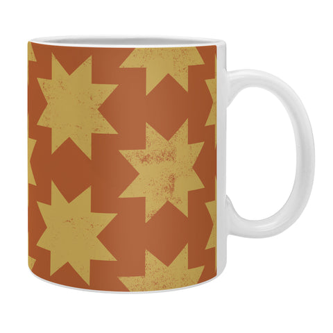 Little Arrow Design Co aztec stars yellow Coffee Mug