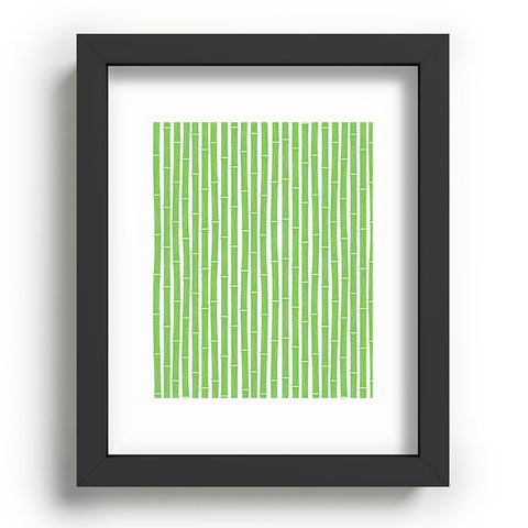 Little Arrow Design Co bamboo bright green Recessed Framing Rectangle