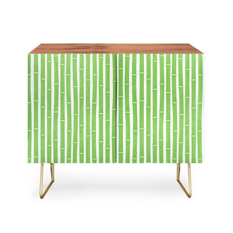 Little Arrow Design Co bamboo bright green Credenza
