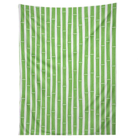 Little Arrow Design Co bamboo bright green Tapestry