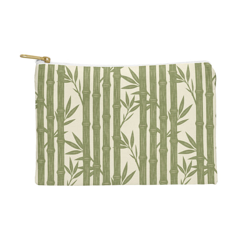 Little Arrow Design Co bamboo stripes green Pouch
