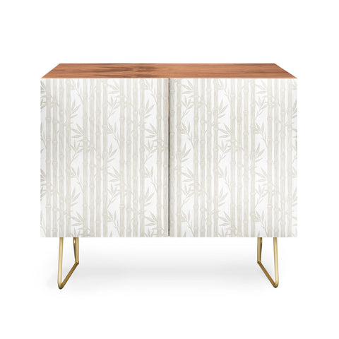 Little Arrow Design Co bamboo stripes neutral Credenza