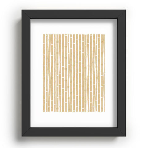 Little Arrow Design Co bamboo tiki gold Recessed Framing Rectangle