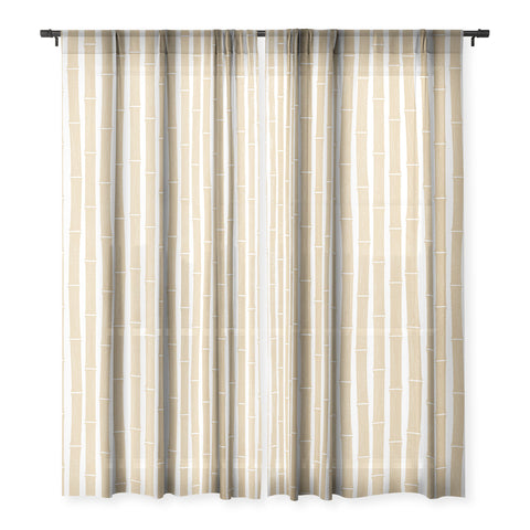 Little Arrow Design Co bamboo tiki gold Sheer Non Repeat