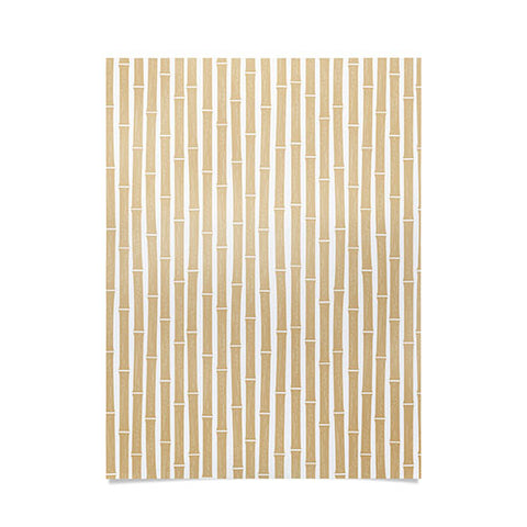 Little Arrow Design Co bamboo tiki gold Poster