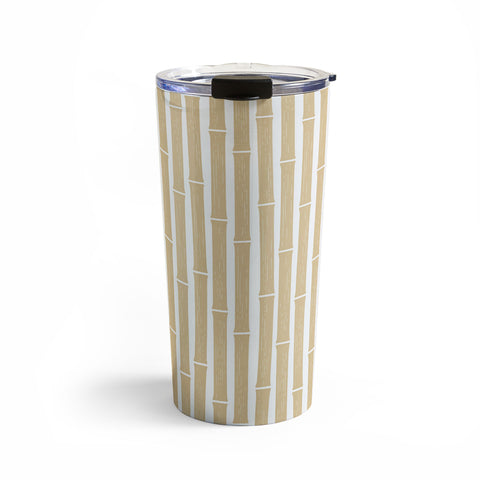 Little Arrow Design Co bamboo tiki gold Travel Mug