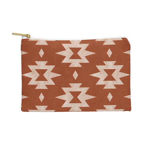 Little Arrow Design Co boho aztec stars on rust Pouch