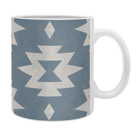 Little Arrow Design Co boho aztec stars vintage blue Coffee Mug