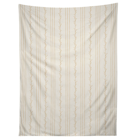 Little Arrow Design Co branch stripes cream Tapestry
