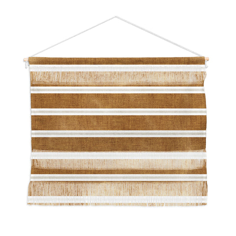 Little Arrow Design Co Cadence stripes rust beige Wall Hanging Landscape