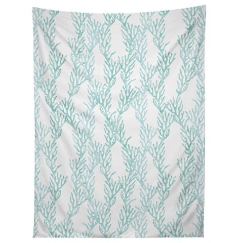 Little Arrow Design Co Coral in Seaglass Tapestry