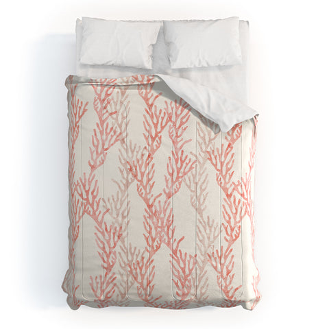 Little Arrow Design Co coral warm pink Comforter