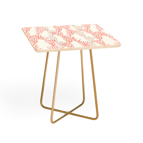 Little Arrow Design Co coral warm pink Side Table
