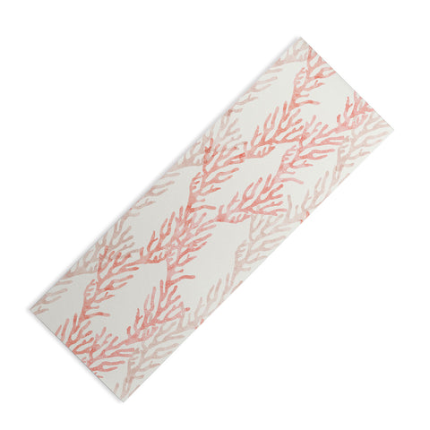 Little Arrow Design Co coral warm pink Yoga Mat